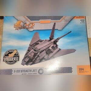NEW - The Ultimate Soldier" F-117 Stealth Fighter Jet Building Kit (Unopened)